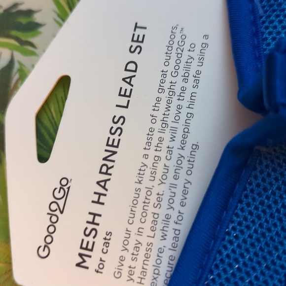 Good2Go Cat Mesh Harness Lead Set New - Picture 3 of 3